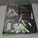 Acrylic Fridge Calendar, Magnetic Monthly Planner with 8 Color Markers, Clear Dry Erase Board for Events/Meetings/Shopping Lists - 14.5 * 11.5''