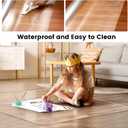 Office Chair Mat for Hardwood Floor: 63"x 51" Extra Large Floor Mat for Rolling Chair and Computer Desk, Clear Chair Mat Heavy Duty Plastic Protector for L Desk, Home, Gaming Easy Glide