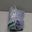 Womens Sweater Crewneck Long Sleeve Pullover Sweater Knit Sweater with  Exposed Contrast Seam , Light Blue, Size M