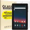 [2 Pack Screen Protector for Onn 7 inch Tablet Gen 3 (2022) / Onn 7 inch Kids Tablet 2022 Bubble Free Tempered Glass Film Easy Installation