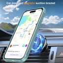 Hocase for iPhone 15 Pro Max Case, with Magnetic Ring Stand [Compatible with MagSafe] [Military Grade Protection] Slim Shockproof Translucent Protective Phone Case - Teal