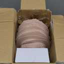 Nervure 350PCS Pink Plastic Plates - Pink Plastic Dinnerware Sets for 50 Guests - 100 Disposable Plates, 150 Gold Silverware, 50 Cups, 50 Napkins Perfect for Wedding & Party & Mothers Day