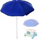 Replacement 70 Inches Umbrella Compatible with Little Tikes Picnic Table, Portable Picnic Outdoor Sunshade, Durable Patio Umbrella for Camping, Beach and Garden