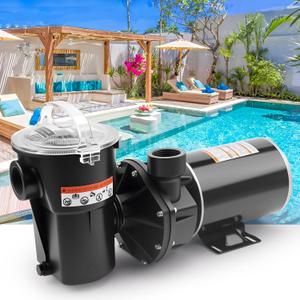 W3SP1580X15 Pool Pump Replace for Hayward PowerFlo LX, 1.5 HP Single Speed Motor Above Ground Pool Pump, 115V, 3450RPM,11.2A, 60HZ, Filter Swimming Pool Pumps For Pool Hot Tubs Water Circulation