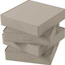 Outdoor Olefin Chair Cushions 22"x22"x5" Set of 4 Waterproof Patio Seat Cushions for Patio Furniture with 4-Level Color Fastness Sofa Pads with Handle DIY Straps for Yard Garden, Beige