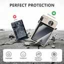 2 x Silicone Case for Powershot G7X Mark II Digital Camera with with Removable Lens Cover and Screen Protector and a Lanyard for Powershot G7X Mark II Accessories -(Rice White)