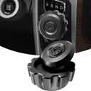 Upgrade Shift knob, 81166 Aluminum Auto Trans Shift Lever Knob,Compatible with 2013-2018 Ram 1500 Accessories (Black)