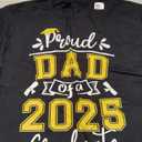Proud Dad of A 2025 Graduate Dad Graduation 2025 Father T-Shirt XXL