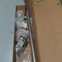 Ivilon Drapery Treatment Window Curtain Rod - Acrylic Ball 1 inch Pole. 48 to 86 Inch. Warm Gold