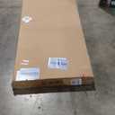 LITTLE TREE Farmhouse Coffee Table, 47 Inches Wooden Rectangular Accent Center Tables with Thick Base, Modern Low Cocktail Tea Furniture for Living Room (Rustic Brown)