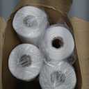 12" x 20" Clear Plastic Produce Bag on a Roll, Food Storage Bags for Vegetables, Bread, Fruits and Meat, Easy To Tear, Continuous Roll- 350 Bags/Roll - [4 Rolls]