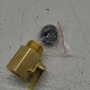 HQMPC Super Heavy Duty 3/4" Brass Shut Off Valve Garden Hose Shut Off Valve Garden Hose Connector (1 Set)