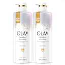 Olay Body Wash for Women, Elasticity Boosting, Collagen Peptide Serum Complex, Renews Moisture, Free of Parabens & Phthalates, Vitamin B3 Lameller Technology, For All Skin Types, 26 fl oz (Pack of 2)