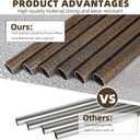 Wind-Chimes-Outdoor-Deep-Tone, Large Soothing Melodic Tones Windchimes, Wind Chimes for Outside, Memorial Wind Chime Best Gift for Mom Women Grandma Neighbors(32" Brown Coated Aluminum)