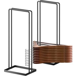 Hanger Stacker 2 Pack, Clothes Hanger Holder Organizer for Closet Laundry Room, Organizer Stacker for Coat Wire Hangers,Hanger Rack Stand Caddy for Adult Kids Velvet Pants Hangers Storage