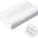 Memory Foam Neck Pillow for Sleeping, Cervical Neck Pillow for Neck Pain Relief, Queen Ergonomic Orthopedic Adjustable Contour Pillow for Side, Back & Stomach Sleepers (23.6"14"4.7"/3.9")