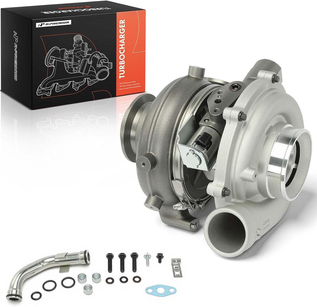 A-Premium GT3782VA Complete Turbocharger Turbo Kit
Compatible with Ford F-250 Super Duty, F-350 Super Duty, F-450 Super Duty, F-550 Super Duty, 6.0L - Replaces 1854593C91