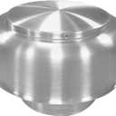 Round Chimney Cap 8 Inch Aluminum Alloy Round Roof Vent Cap Chimney Roof Cover Rainproof Vent Cap Outside Roof Rainproof Vent Cap