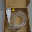 Frienda Faucet Hose Adapter for Sink, 6.1FT PVC Tube with Adjustable Faucet Connector, Hose Clamp & Zip Tie, Portable Water Transfer Accessories for Sink, Bucket, Outdoor Cleaning