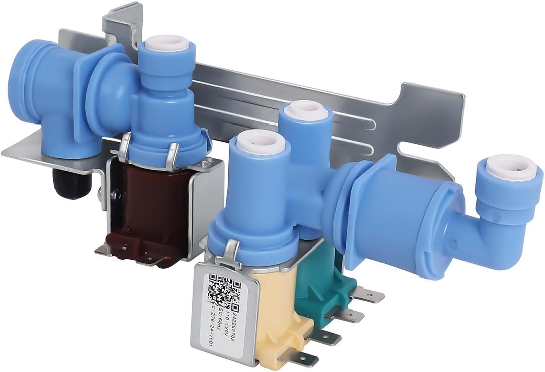 2025 Upgraded 242252702 Refrigerator Water Inlet Valve Compatible with Frigi.daire, Kenmore, Elec.trolux, Crosley Refrigerator, Replace 2692163, AP5671757, PS7784018, 241734301, K-76150, WV2702