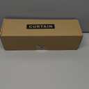 100% Black Out Pleated Folding Curtains with Magnetic Closure, Curtain for Patio Door-Heat Blocking Home Decor Drapery, 1 Panel, W45 x L96, Tan