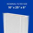 AprilAire 401 Replacement Filter for AprilAire 2400, Space-Gard 2400 Whole-House Air Purifiers - MERV 10, 16x25x6 Air Filter (Pack of 1)
