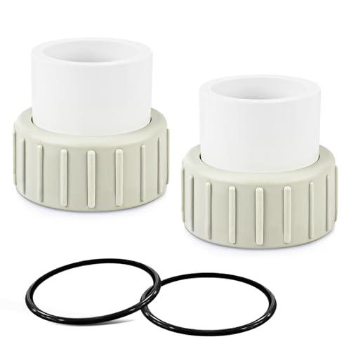 Ahuliao Pool Pump Union Fittings Replacement Pentair SuperFlo & SuperFlo Variable Speed Pool Pump, 350157 PVC Union for Pentair SuperFlo VS 342001-2 Pack
