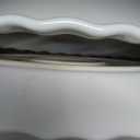 LE TAUCI Ceramic Pie Pans for Baking, 9 Inches Pie Plate for Apple Pie, Round Baking Dish, 36 Ounce Fluted Dish Pie Pan, Set of 2, White