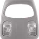 Overhead Console Dome Light Roof Halogen Map Reading Light Lamp Assembly, Compatible with 2002-2010 Dodge Ram 1500 2500 3500 4500 5500 Overhead Console Replace# 1DK78BD1AA 1DK78TL2AA 56049706AD/AF