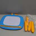 Kikidex Magnetic Drawing Board, Toddler Girl Toys for 1-2 Year Old, Doodle Board Pad Learning and Educational Toys for 1 2 3 Year Old Baby Kids Birthday Gift (Light Blue)