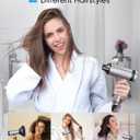 Cosy Companions Hair Dryer - High-Speed 150,000 RPM Hairdryer for Fast Drying, 500Million Negative Ionic & Thermo-Control & Cool Shot Button & HD Display Blow Dryer with Magnetic Diffuser & Nozzle