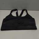 RUNNING GIRL Sports Bra for Women,Adjustable Straps Supportive High Impact Sports Bra with Sewn in Pads (Black, L)