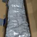 Bedsure GentleSoft Heated Blanket Electric Throw - Soft Ribbed Flannel Electric Blanket, Heating with 4 Time Settings, 6 Heat Settings, and 3 hrs Timer Auto Shut Off (50x60 Inches, Light Grey) (02 - Harbor Mist)