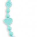 Corolle Baby Doll Pacifier with 15 Sounds - for 14" Baby Dolls, Pink/Blue