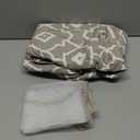 Ironing Board Cover and Pad 15"x54" Extra Thick Natural Cotton, Scorch and Stain Resistant Padding, Standard Size Iron Board Cover with Fasteners Heavy Duty Elastic Edge, Heatproof Geometric