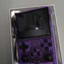 R40S PRO 30000 in 1 Handheld Game Console 3.5 inch IPS Screen Mini Retro Console 3800mAh Portable Pocket Arcade 45 simulators 256G TF Card (Purple)