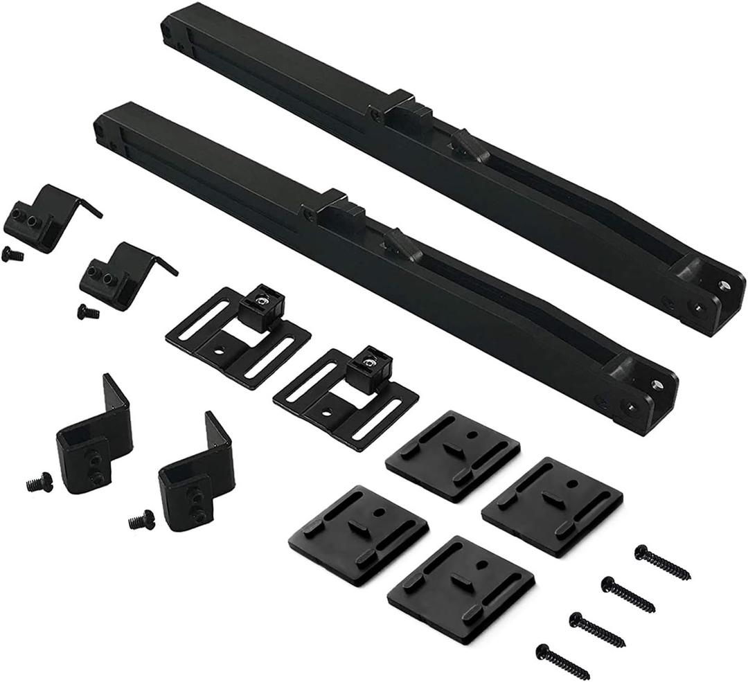 2PCS Barn Door Soft Close Mechanism Spring Buffer Damper Upgraded Hole-Free Version Sliding Barn-Door Hardware for Weight 70-160 Pounds Adjustable Stoppers, Actuator Spacers Included