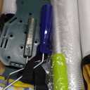 Self Leveling Concrete, Epoxy Floor Kit, Garage Floor Epoxy Kit Self Leveling Rake, Telescopic Pole, Floor Leveling Tools, Spike Roller for Self-Leveling, Spike Shoes for Epoxy Flooring