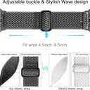 Lerobo Nylon Stretchy Solo Loop Watch Band, Compatible with Apple Watch Series 11-1, SE/Ultra 3 2 1 38/40/41/42/44/45mm/46mm/49mm, Adjustable Replacement Strap for Women Men