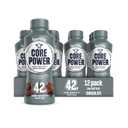 Core Power Elite High Protein Shake, Chocolate, 42g Bottle, 14oz, 12 Pack, EXP: FEB 09/2027