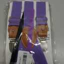 INNERZEN 2 Pieces Dog Diaper Suspenders, for Female and Belly Band for Male, Prevent Diapers from Falling Off,Suspender for Dog in Heat/Period(Black&Purple,S/M)