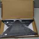 10" Corner Shower Shelves, 2-Pack Matte Black 304 Stainless Steel Shower Shelf with Razor Hole, Rustproof Shower Shelf for Inside Shower, Modern Shelves for Tile Walls, Bathroom Organizer (Black)