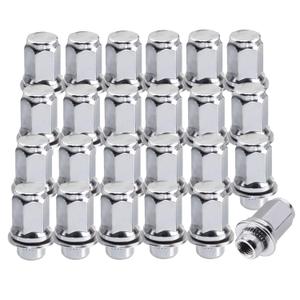 Set of 24 12x1.5mm 13/16 Hex 1.87 Inch Length OEM Factory Mag Lug Nuts, for Tacoma 4 Runner FJ Cruiser Matrix GX470/ GX460 SR5 Pre-Runner TRD Off-Road Limited (chrome) Set of 24 12x1.5mm 13/16 Hex 1.87 Inch Length OEM Factory Mag Lug Nuts, for Tacoma 4 Runner FJ Cruiser Matrix GX470/ GX460 SR5 Pre-Runner TRD Off-Road Limited (chrome)