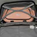 Amazon Basics 3-Piece Luggage Set, Including One Carry-On Luggage (22" Expandable Hardside Suitcase With 8 Spinner Wheels), One 15-inch Tote Bag, and One 10-inch Compact Travel Bag, Rose Gold