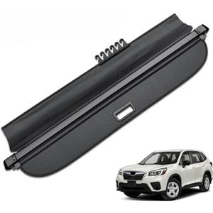 MIALUTY® Cargo Cover for 2019-2024 Subaru Forester Retractable Trunk Cover Forester Accessories Anti-Peeping Anti-Theft Privacy Screen,Trunk Luggage Shield Shade Carbon Fiber Texture