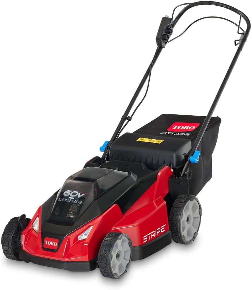 Toro 60V MAX* 21 in. Stripe Self-Propel Lawn Mower - Battery/Charger Not Included