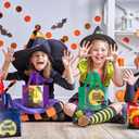 2 x Ranfashiong 6PCS Small Halloween Trick or Treat Bags for Kids with Handle, Reusable Non-Woven Tote Bags Party Favor