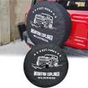 35 In Spare Tire Cover with Camera Hole for 2021 2022 2023 Ford Bronco Weatherproof Spare Wheel Cover for Bronco Accessories 2/4 Door