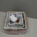 Set of 3 Christmas Lighted Gift Boxes, Pre-lit 60LED Light Up Present Boxes Ornament, Sliver Boxes with White Lights, Battery Operated Christmas Decorations for Indoor Home, Party, Lawn Decor