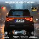 4K Rear View Mirror Camera, 10" Mirror Dash Cam Front and Rear with 64GB Card, Full Touch Screen Dash Cam with 1080P Backup Camera for Car with Reverse Assist,WiFi,APP,Night Vision,Parking Monitor